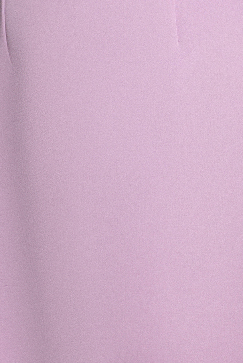 Goddiva Boatneck Open Back Scuba Mini Dress - Lilac