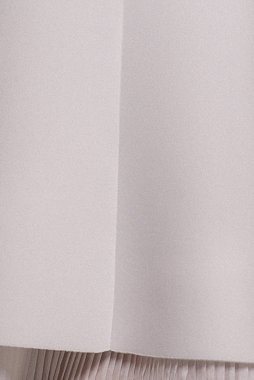 Goddiva Organza Frill Bow Back Halter Mini Dress - Cream