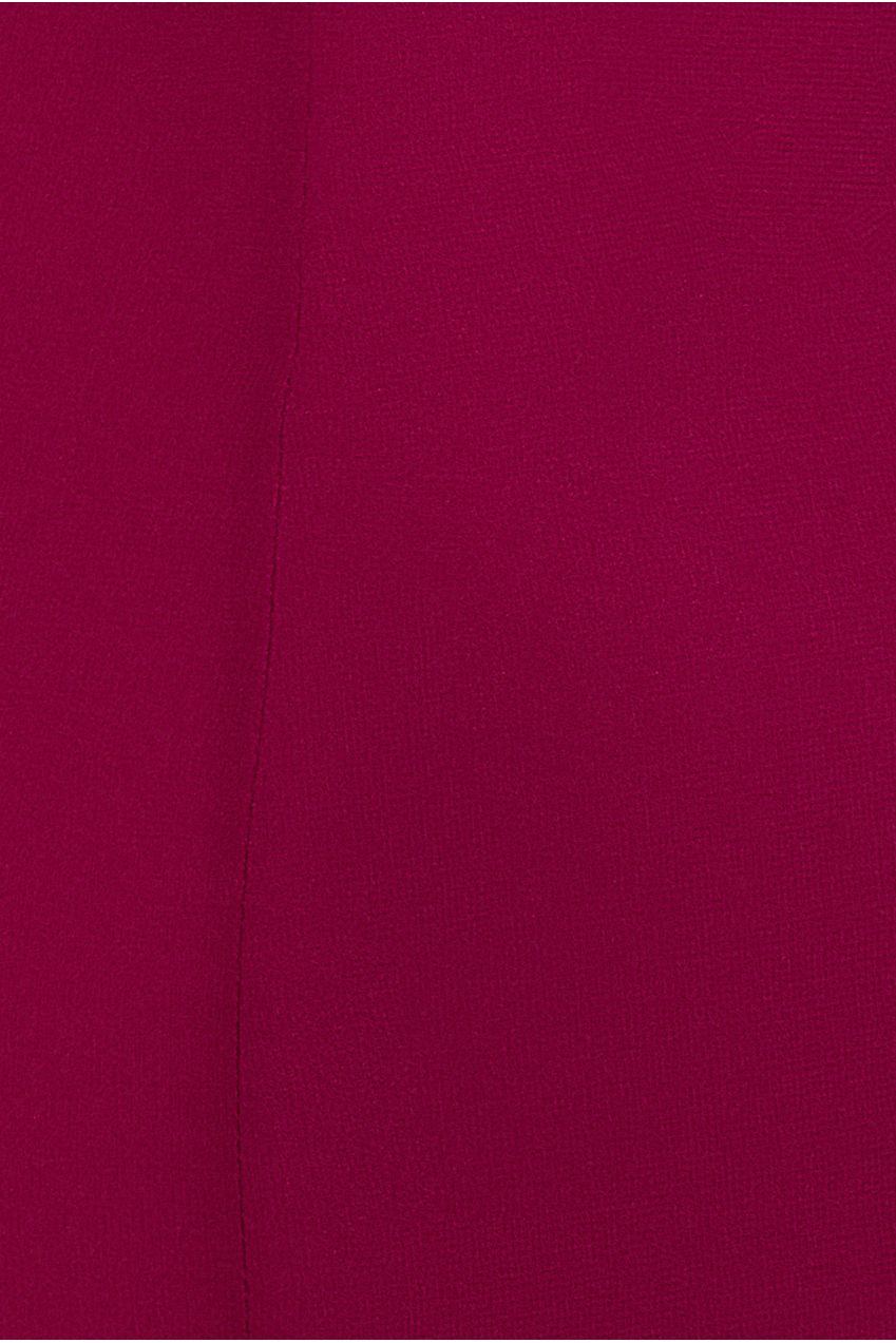 Goddiva Multiway Cape Chiffon Sweetheart Maxi Dress - Magenta