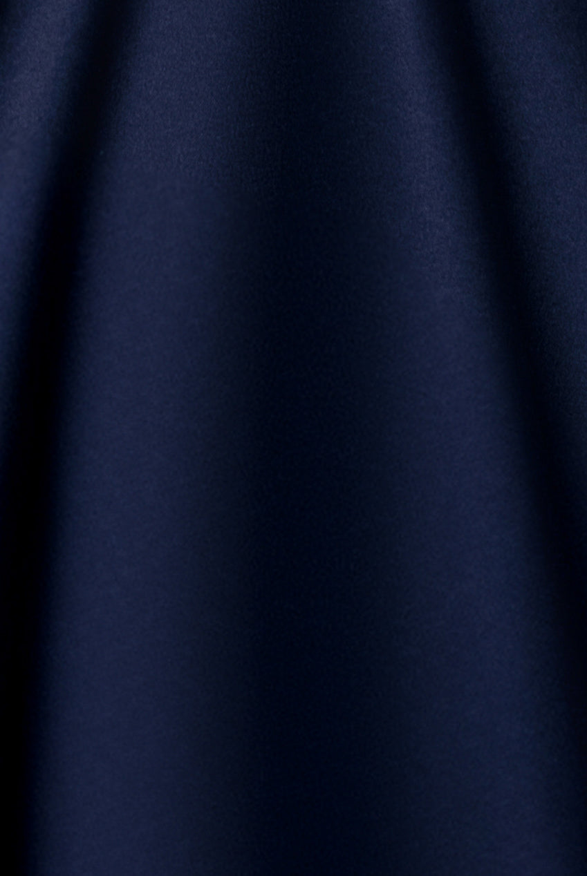 Goddiva One Shoulder A Line Midi Dress - Navy Blue