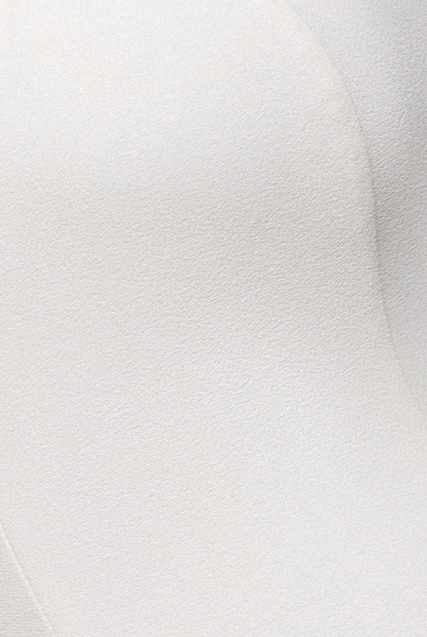 Goddiva Scuba & Polka Mesh Bella Bow Multiway Maxi Dress - White