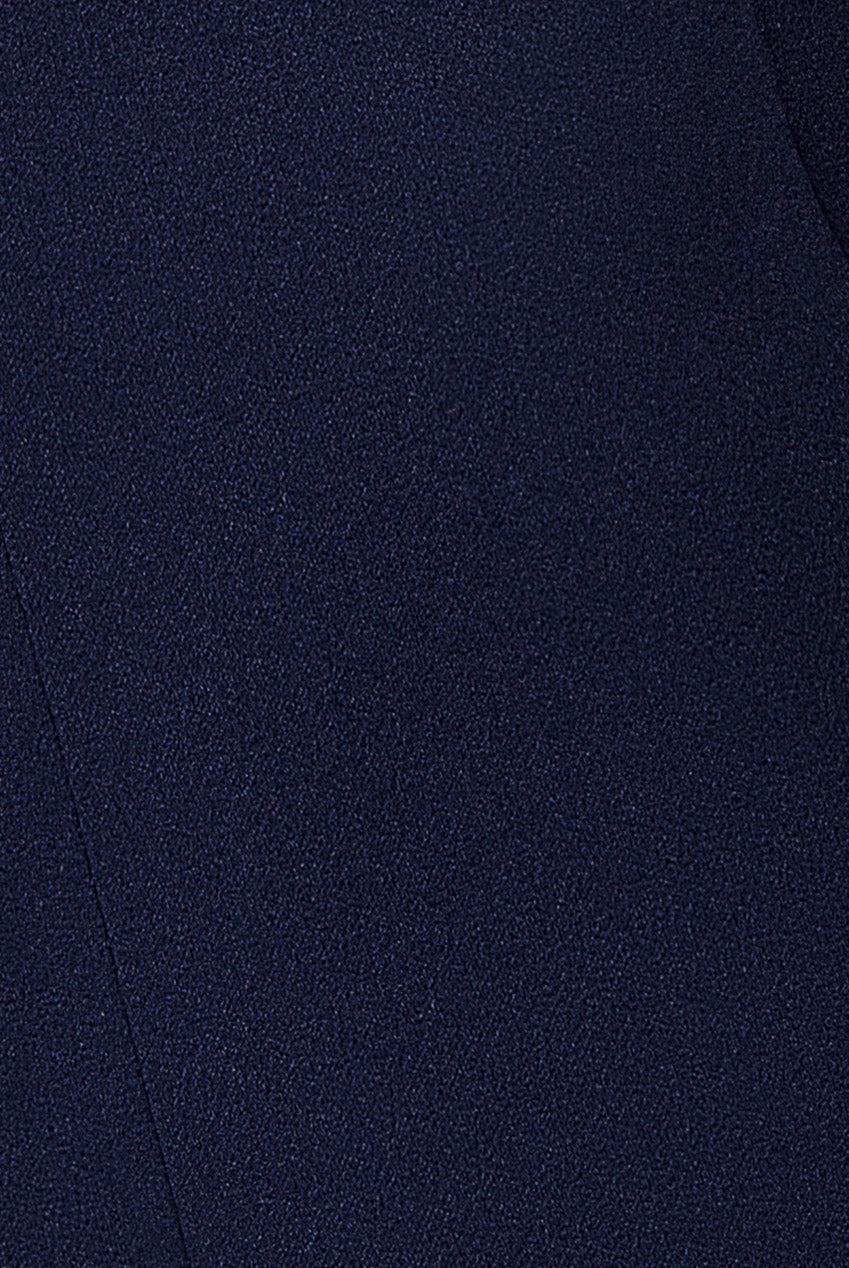 Goddiva Multiway Bow Velvet Satin Sweetheart Maxi Dress - Navy Blue