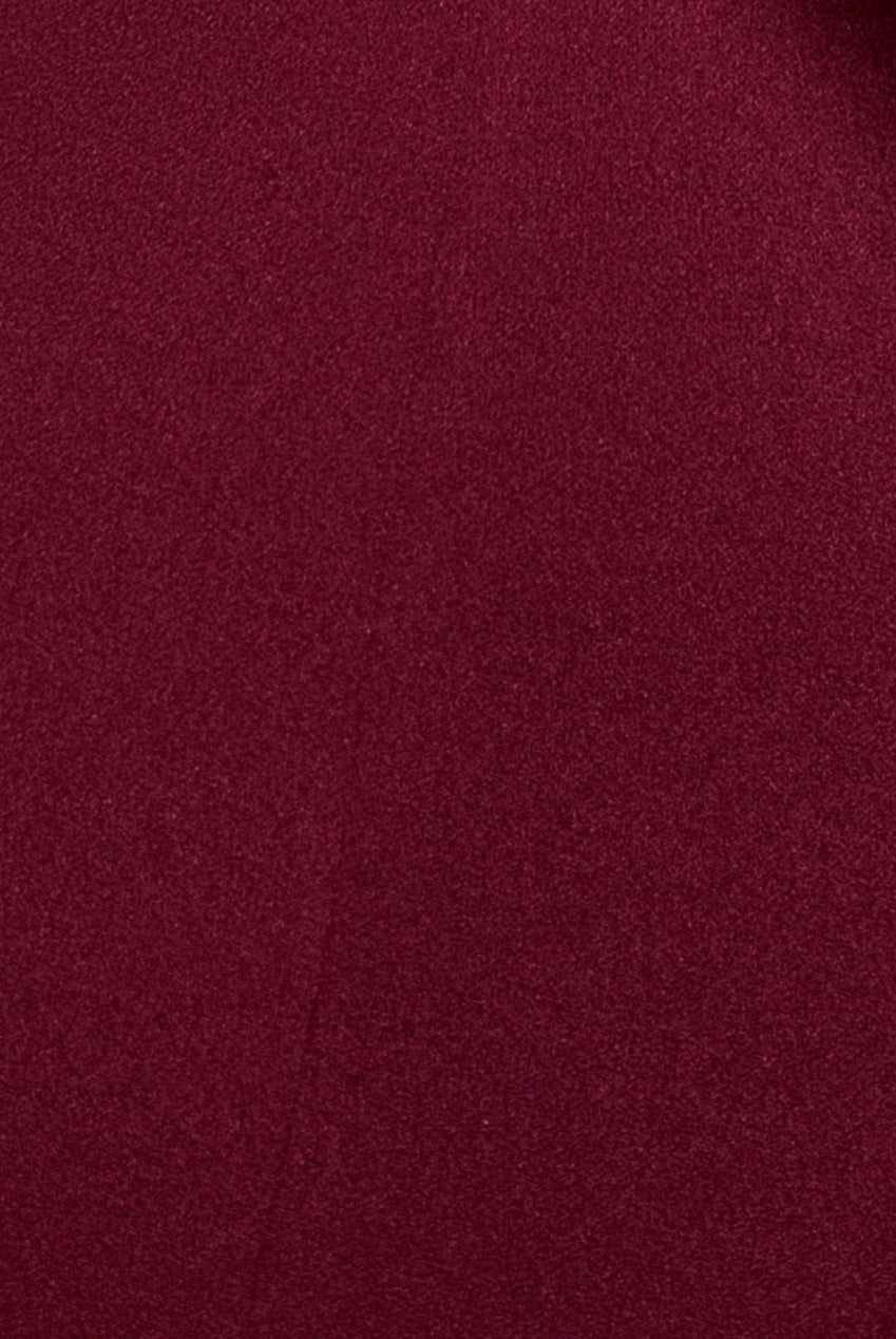 Goddiva Multiway Bow Velvet Satin Sweetheart Maxi Dress - Burgundy