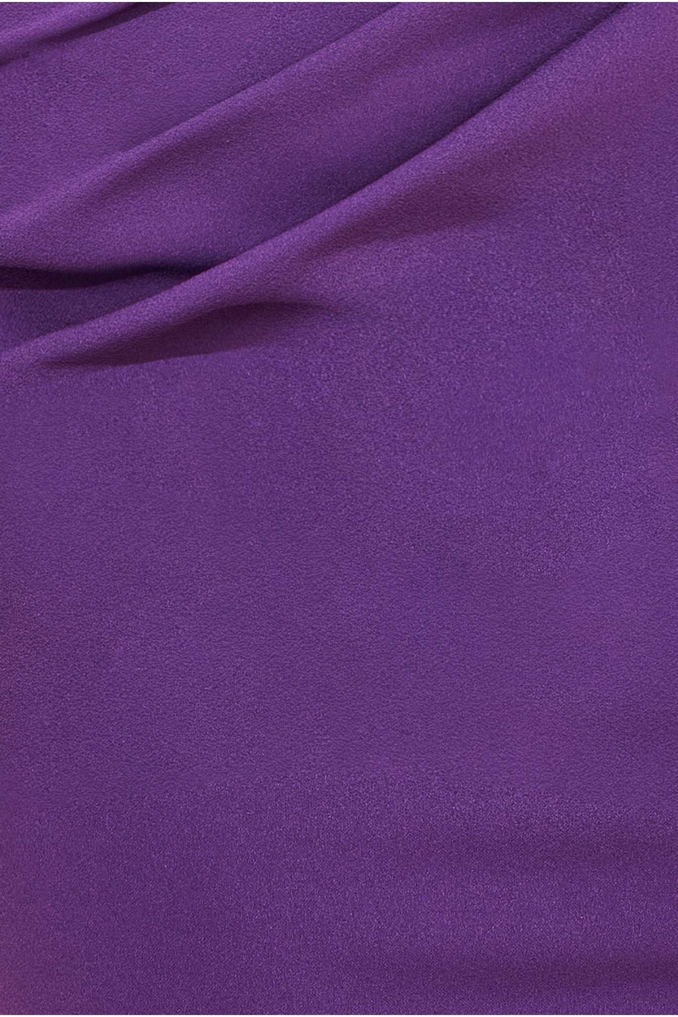 Goddiva Scuba Crepe Off The Shoulder Midi - Purple