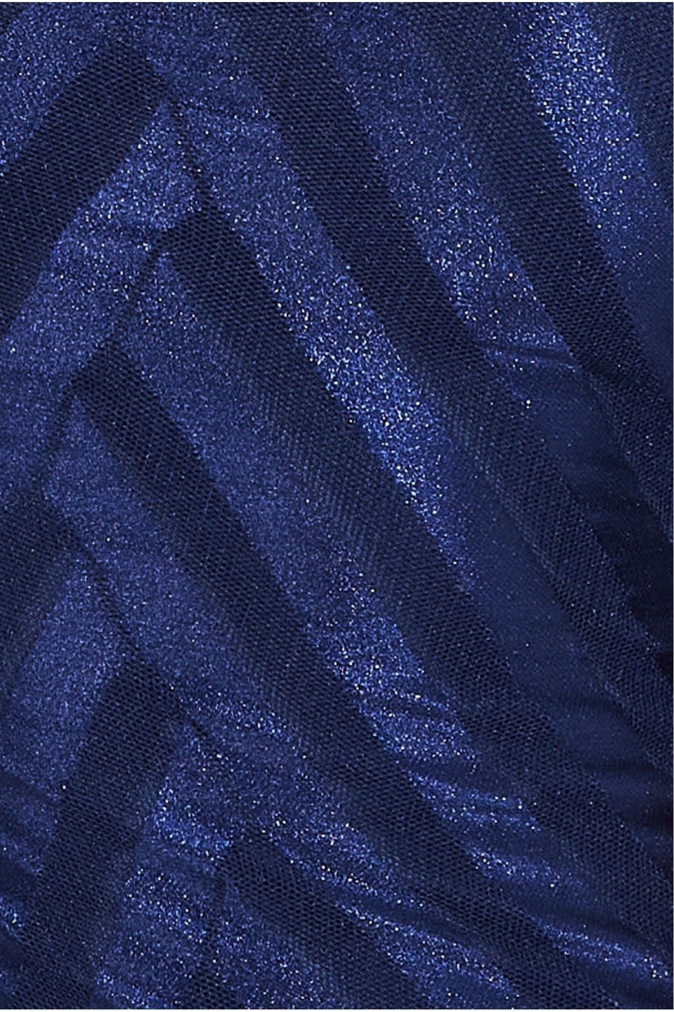 Goddiva Bell Sleeve Mini Dress - Navy