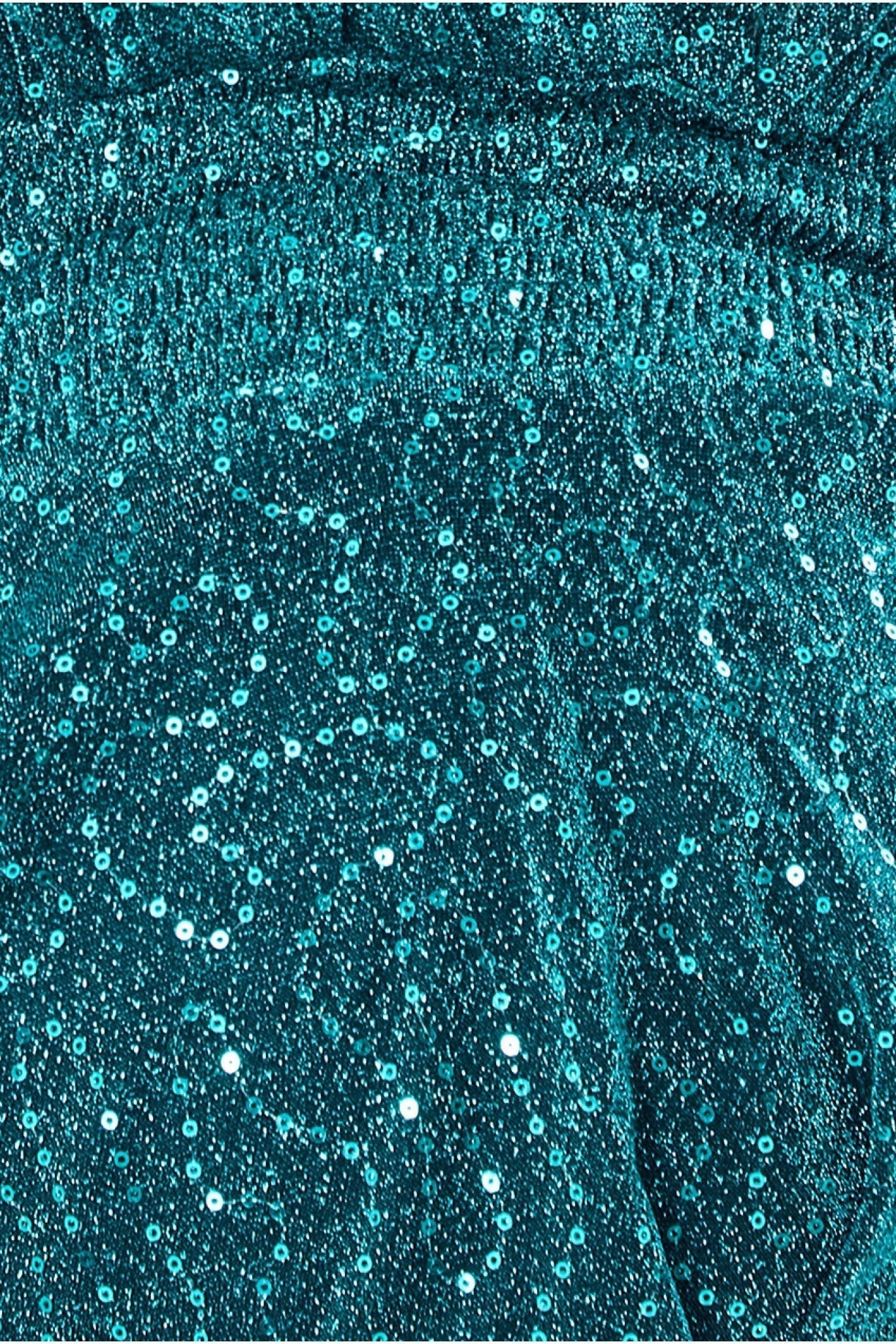 Goddiva Maternity Sequin Lurex Tiered Midi Teal Blue