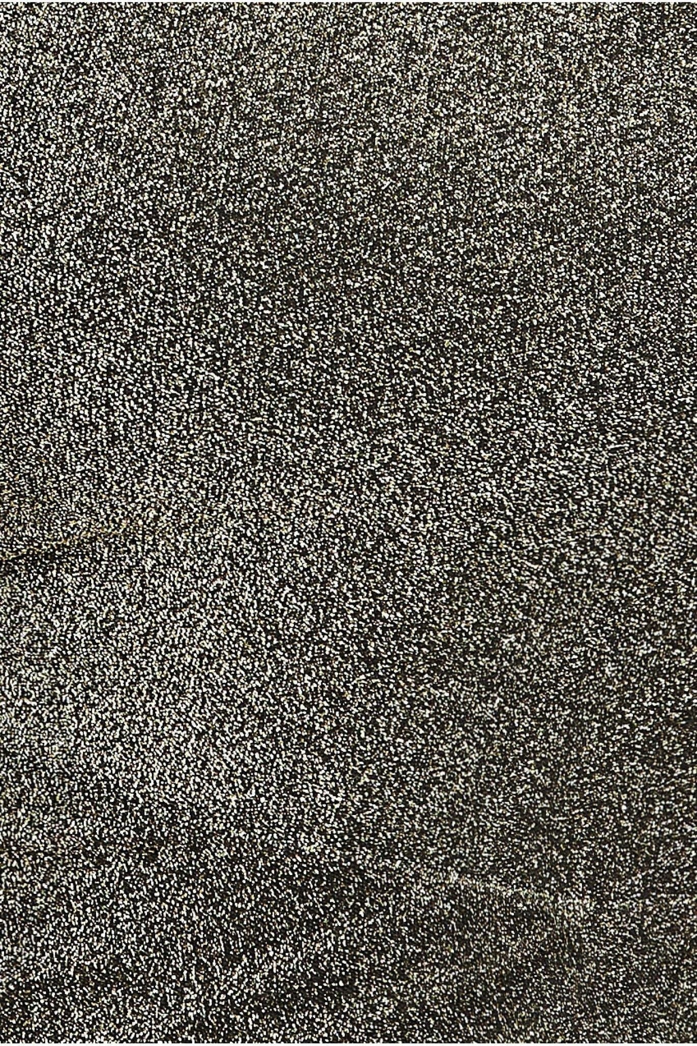 Goddiva One Sleeve Frill Lurex Maxi Dress - Gold