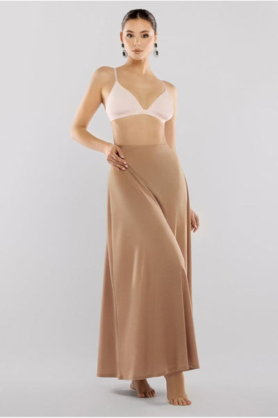 Nude - Goddiva Jersey Lining Maxi Skirt