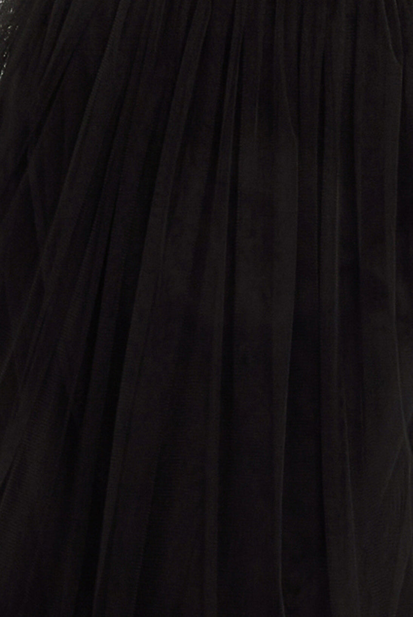 Goddiva Tulle Gathered Midaxi Skirt