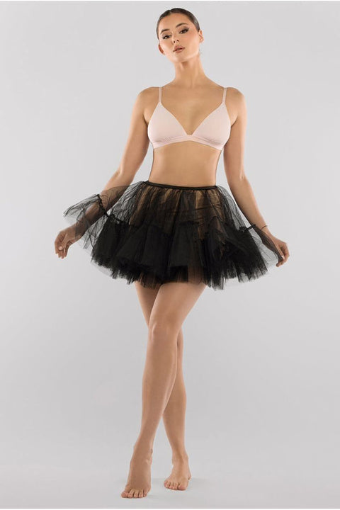 Goddiva Tulle Lining Mini Skirt