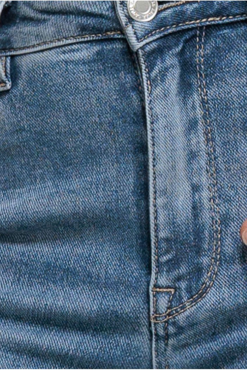 Goddiva denim Skinny Fit Stretch Denim Jeans - Blue