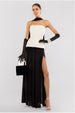 Goddiva Side Split Soft Touch Maxi Skirt