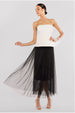 Goddiva Tulle Gathered Midaxi Skirt