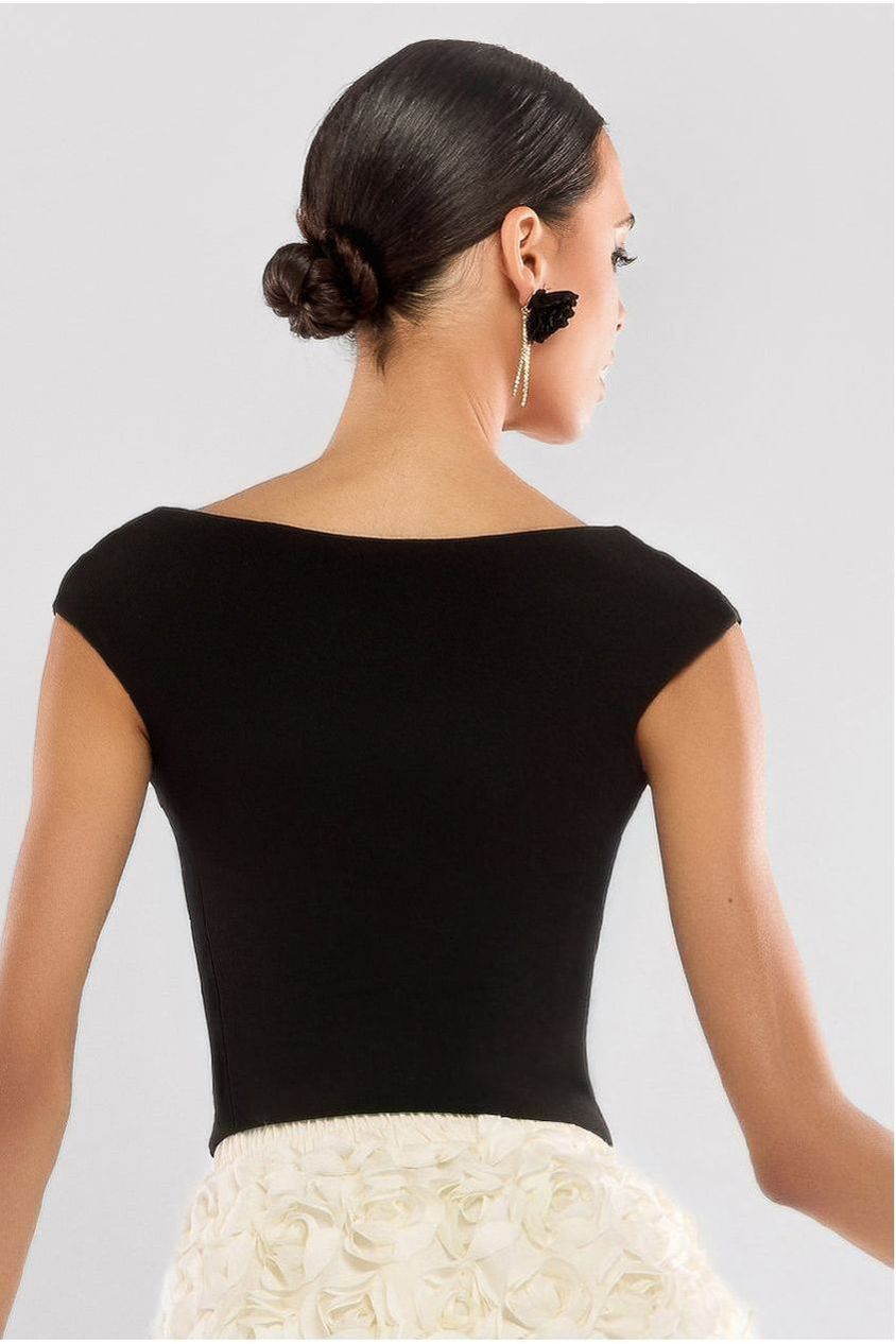 Goddiva Front Pleated Wrap Off The Shoulder Corset