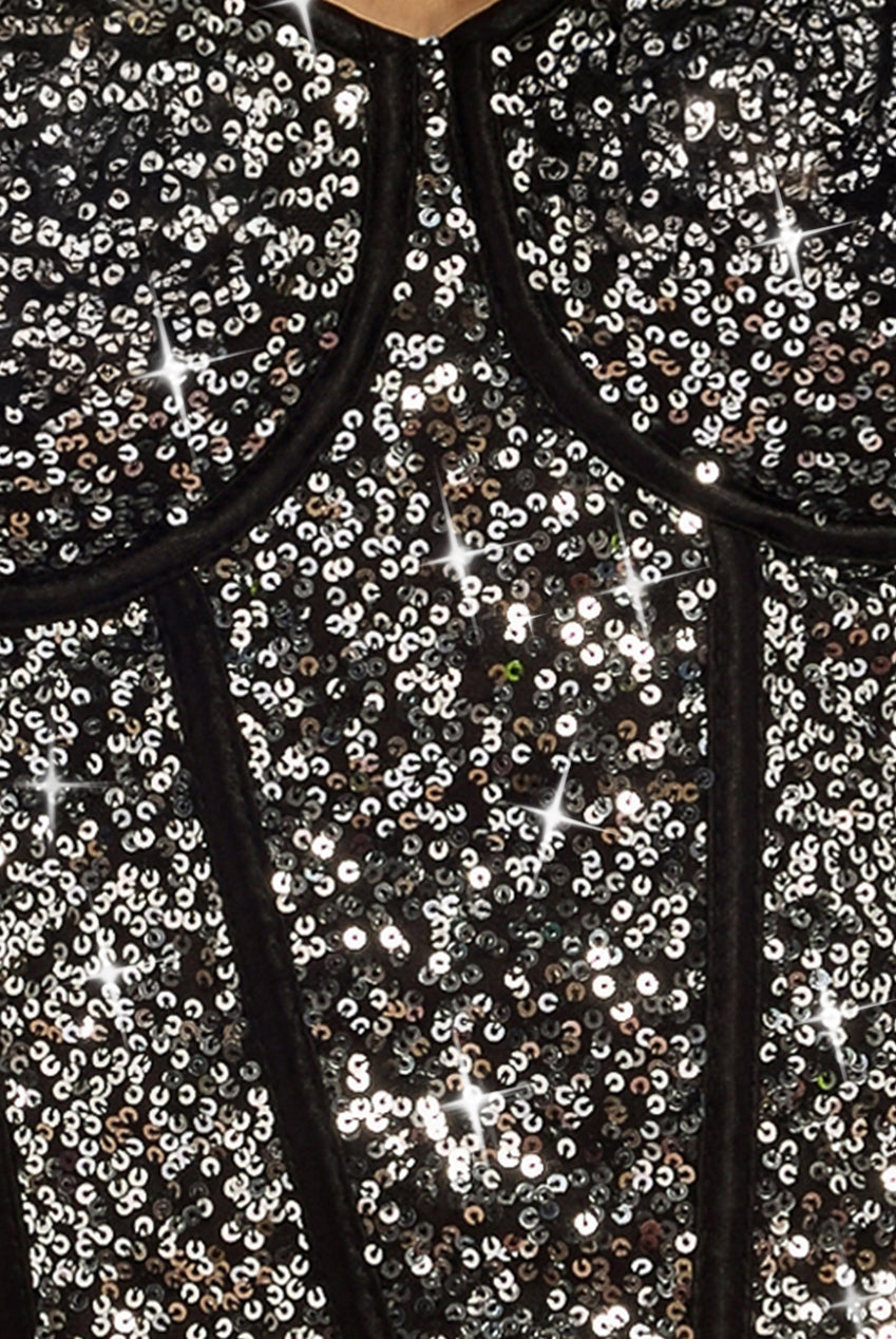 Goddiva Sequin Corset