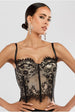 Goddiva Cropped Lace Corset
