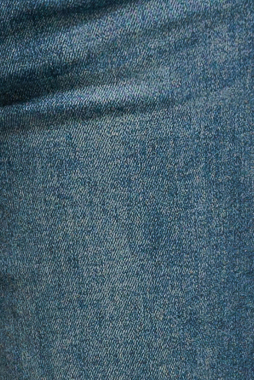 Goddiva denim Mid Wash Straight Leg Denim Jeans - Blue