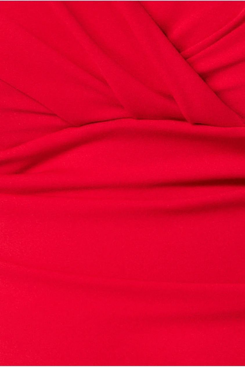 Goddiva Plus Bardot Scuba Romper - Red