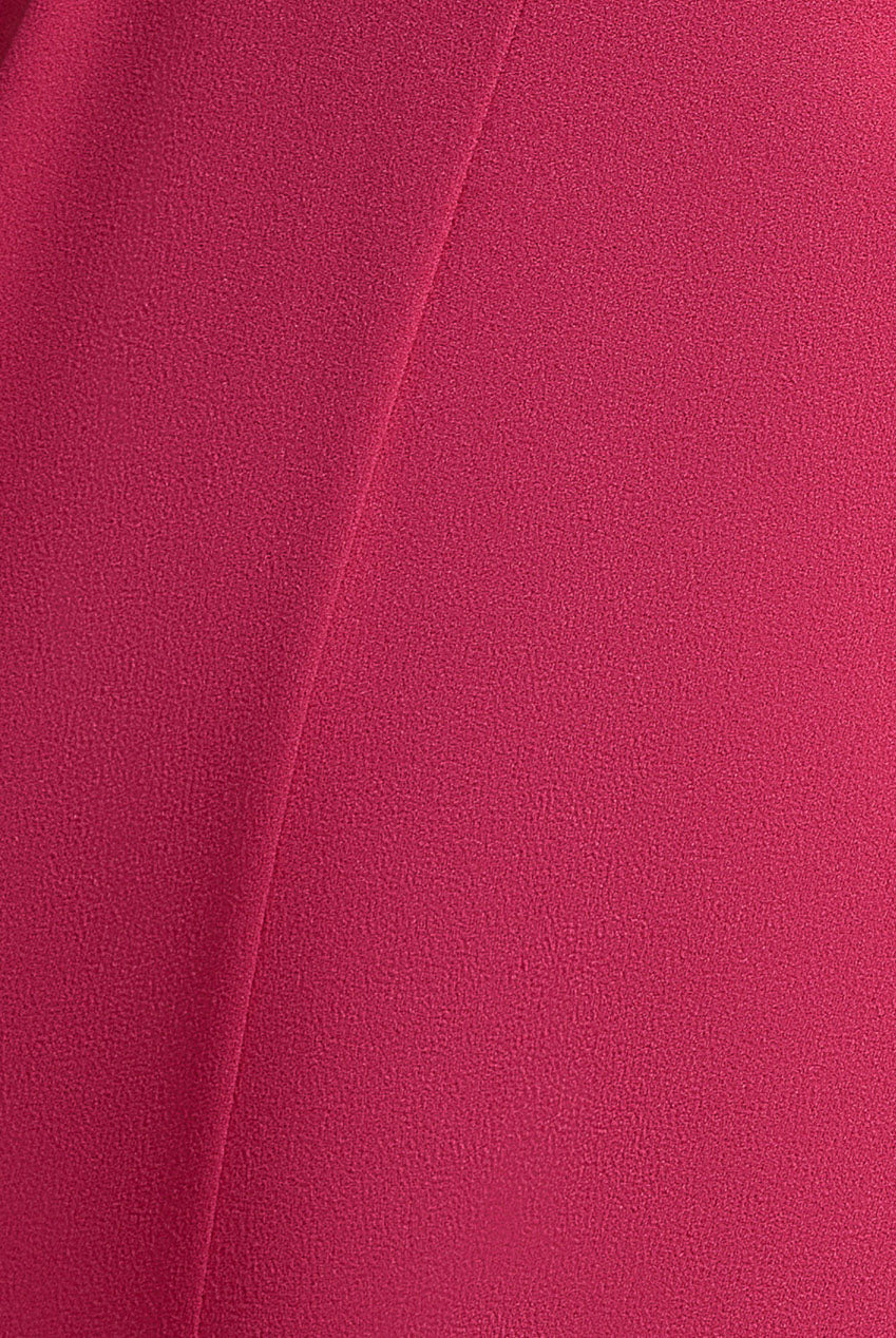 Goddiva Bardot Wrap Sweetheart Neck Romper - Cerise
