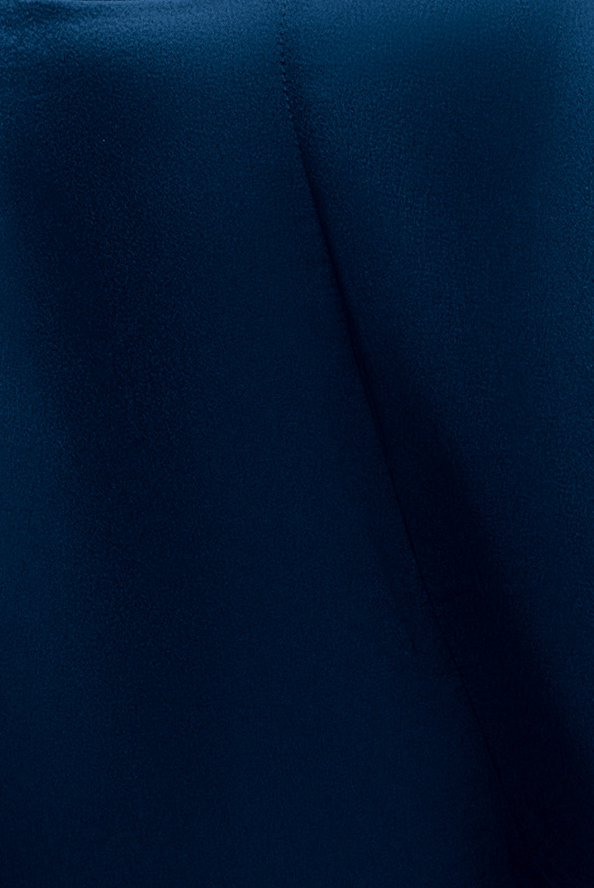 Goddiva Cut Out Satin Romper - Navy