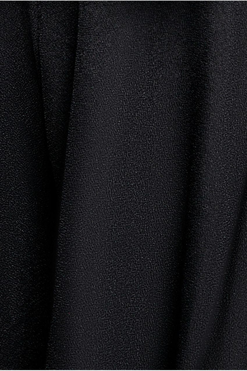 Goddiva Off The Shoulder Frill Neck Skater Romper - Black