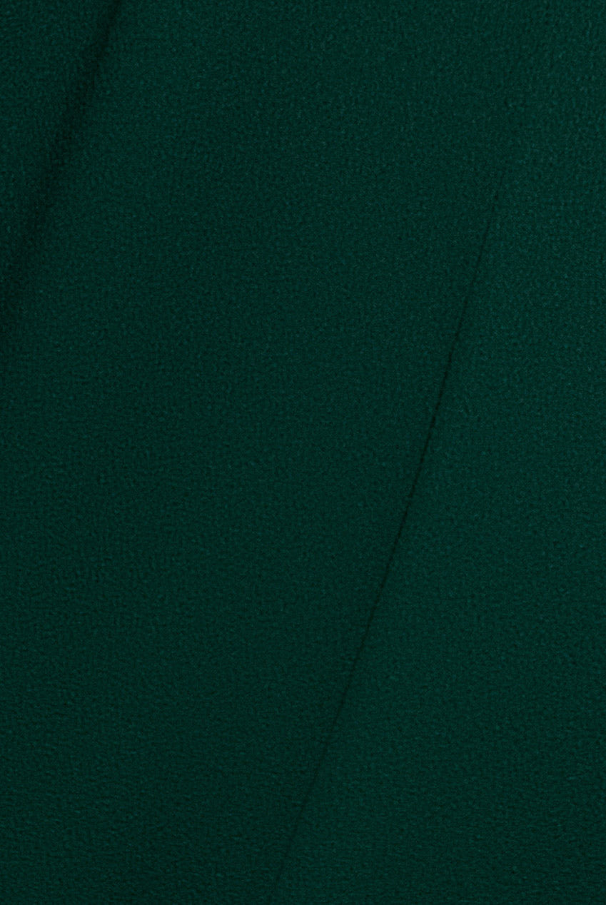Goddiva One Shoulder Scuba Romper - Emerald Green