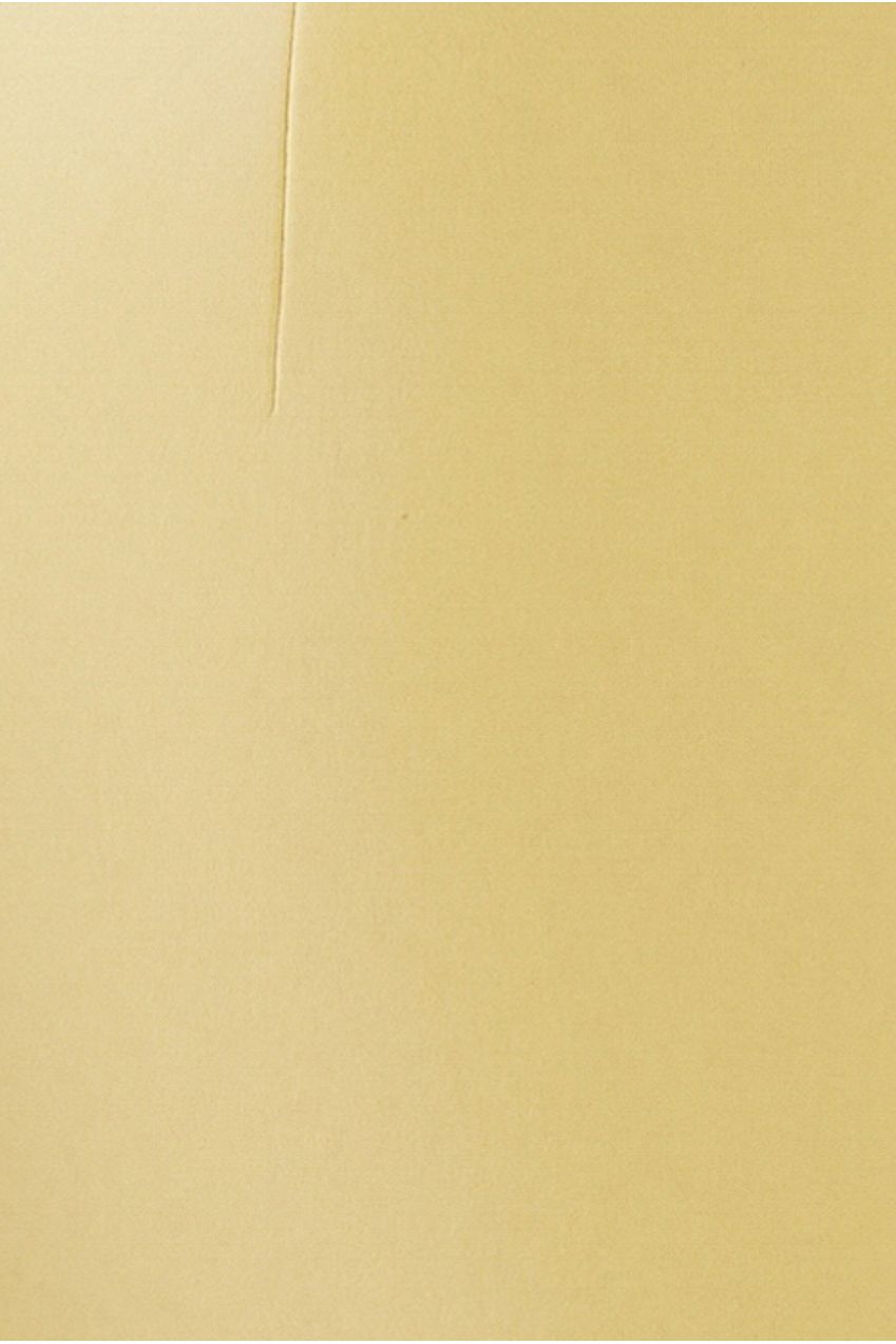 Goddiva Boatneck Open Back Scuba Mini Dress - Lemon