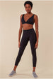 Cosmochic Bralette & Legging Workout Lounge Set - Black