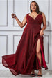 Goddiva Plus Crossover Lurex Glitter Maxi Dress - Wine