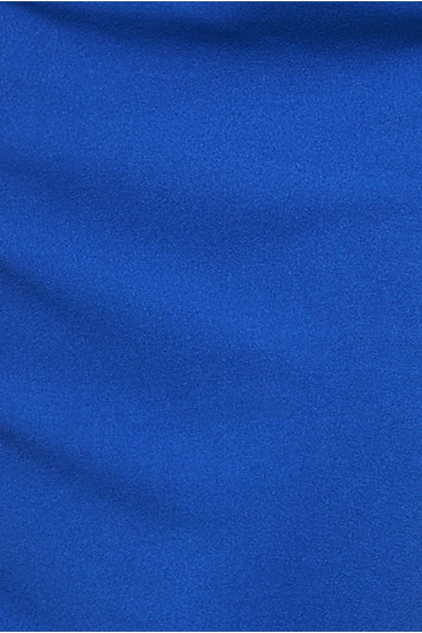Goddiva One Shoulder Scuba Midi Dress - Royal Blue